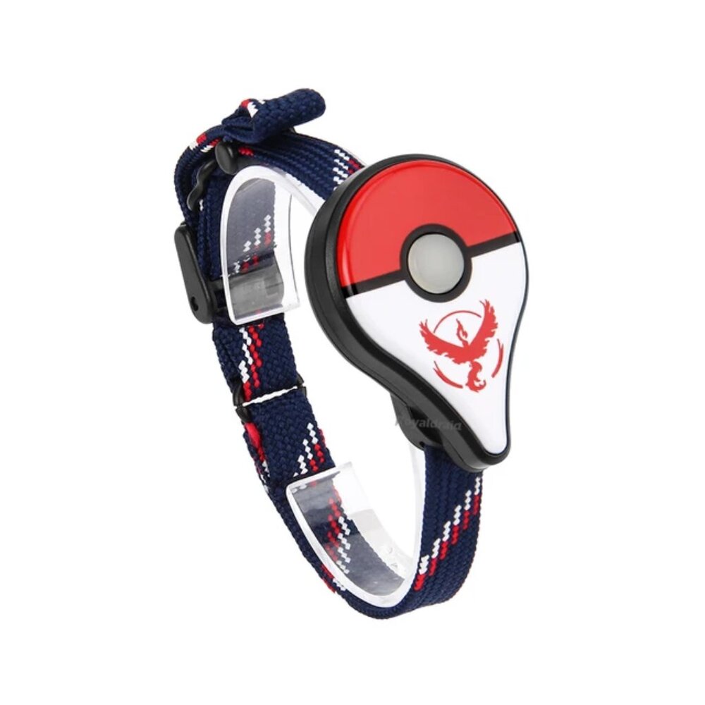 Pokemon GO Plus Bracelet Red Design Team Valor Auto Catch Bluetooth Nintendo